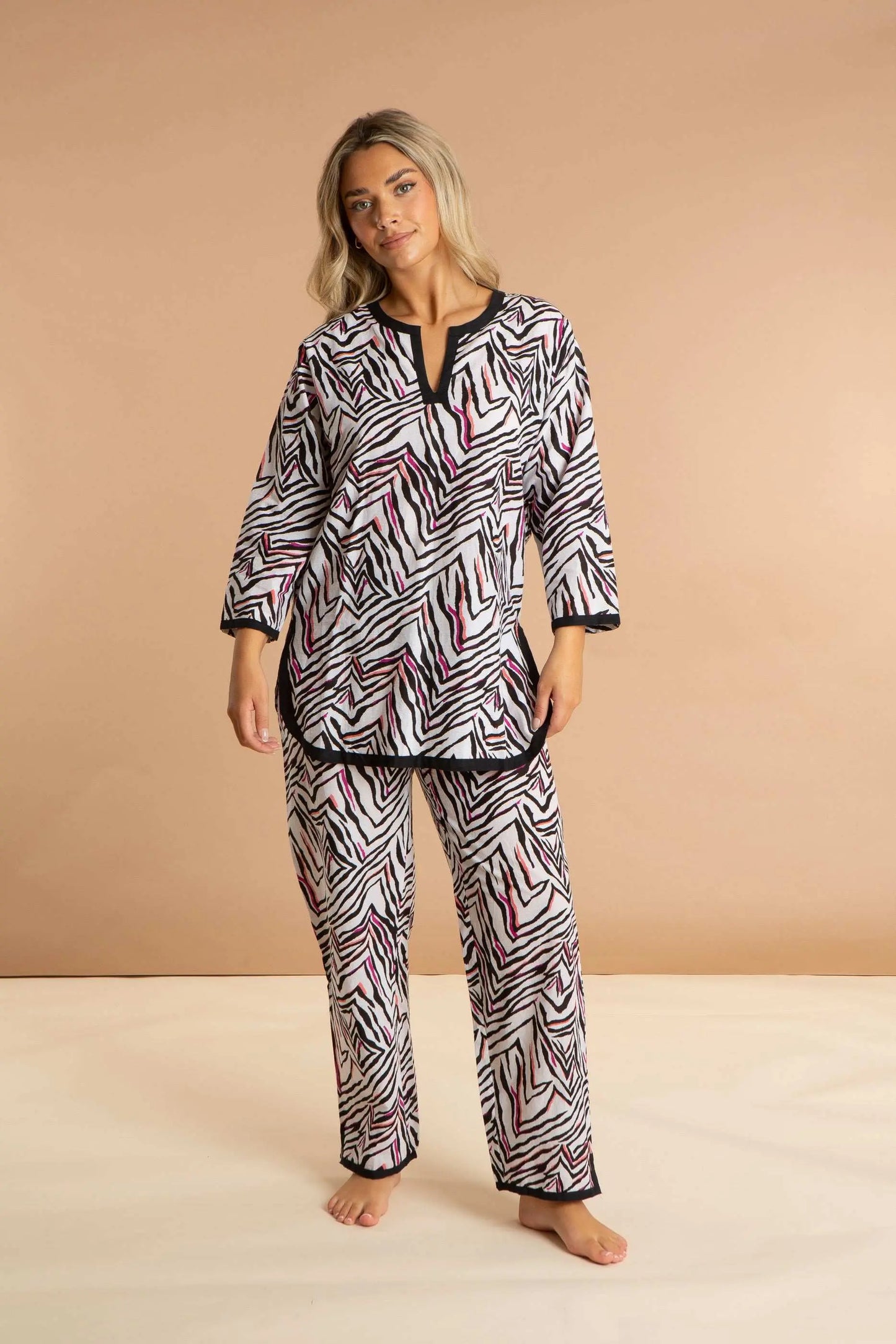 Savannah Women's Cotton Pyjama Trouser Set inara