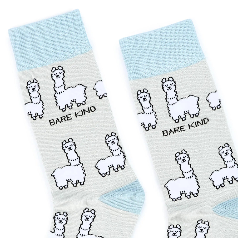 Save the Alpaca Bamboo Socks Bare Kind