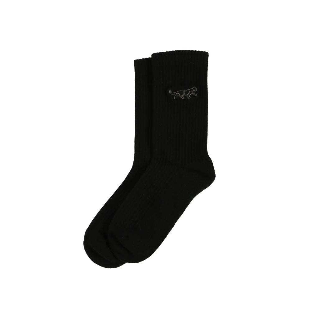 Save the Black Panthers Ribbed Bamboo Socks Bare Kind