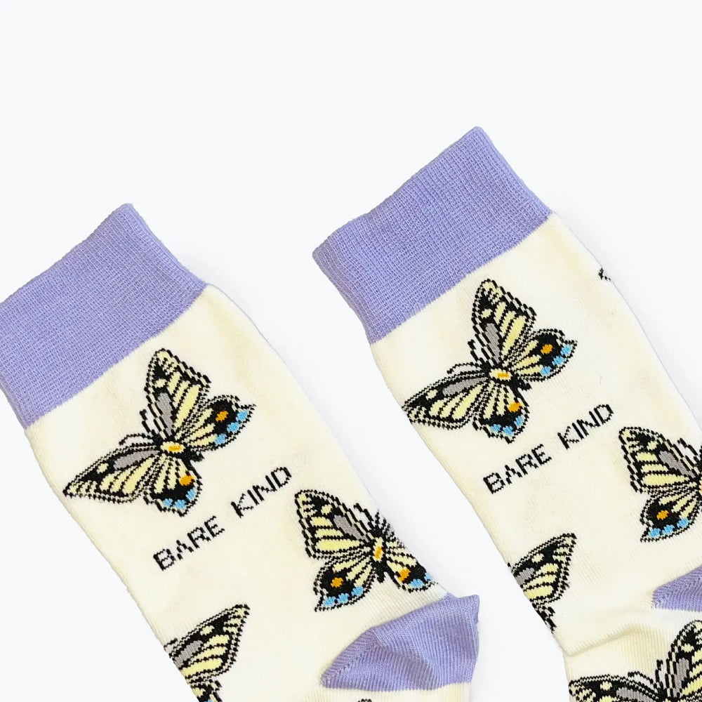 Save the Butterflies Bamboo Socks Bare Kind