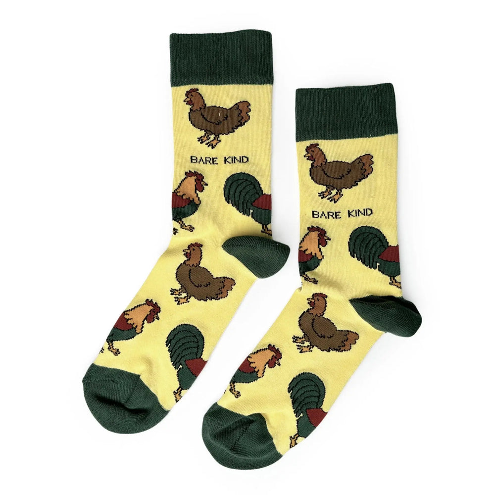 Save the Chickens Bamboo Socks Bare Kind