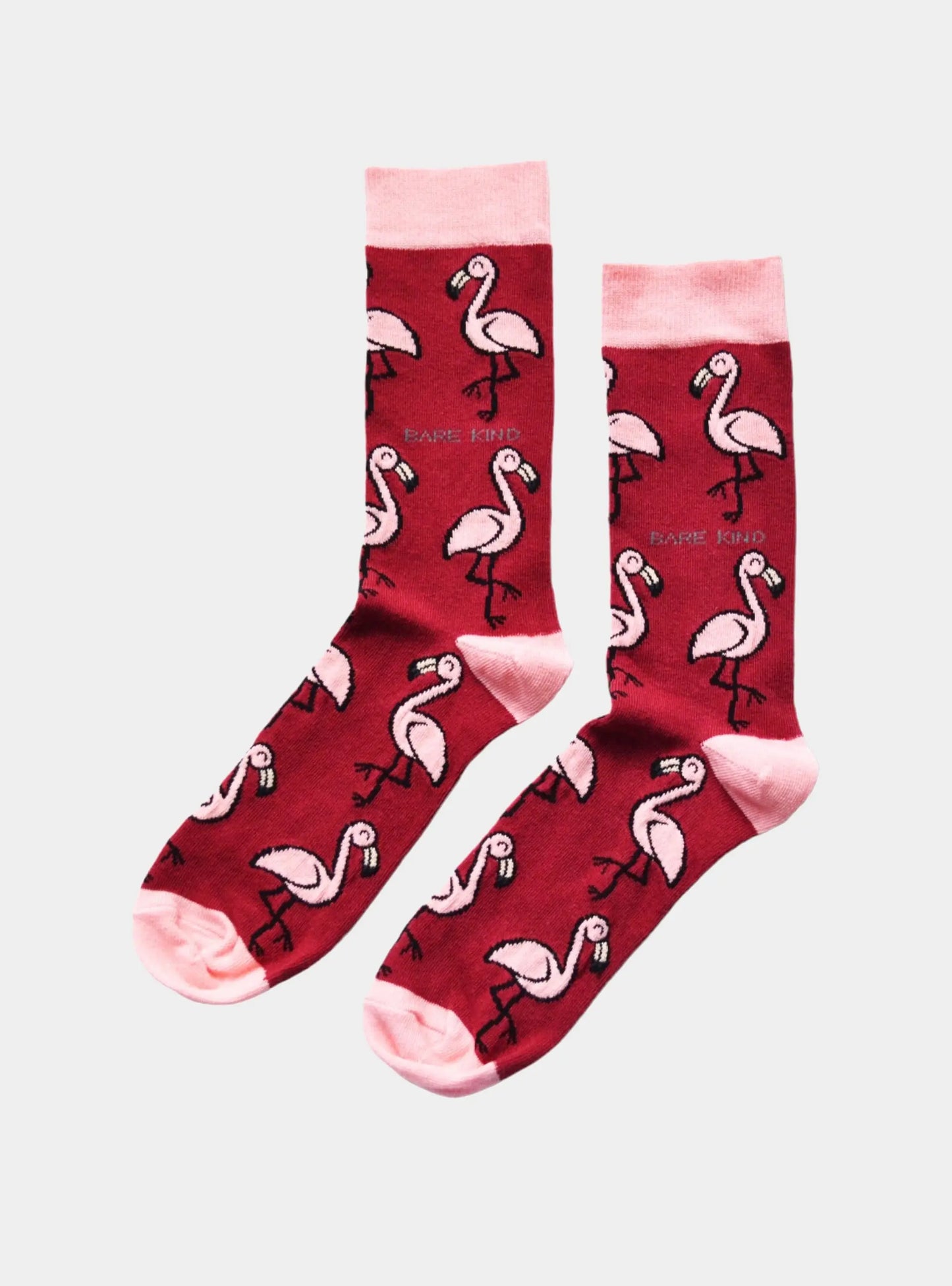 Save the Flamingos Bamboo Socks Bare Kind