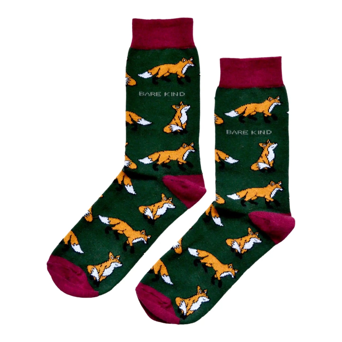 Save the Foxes Bamboo Socks Bare Kind