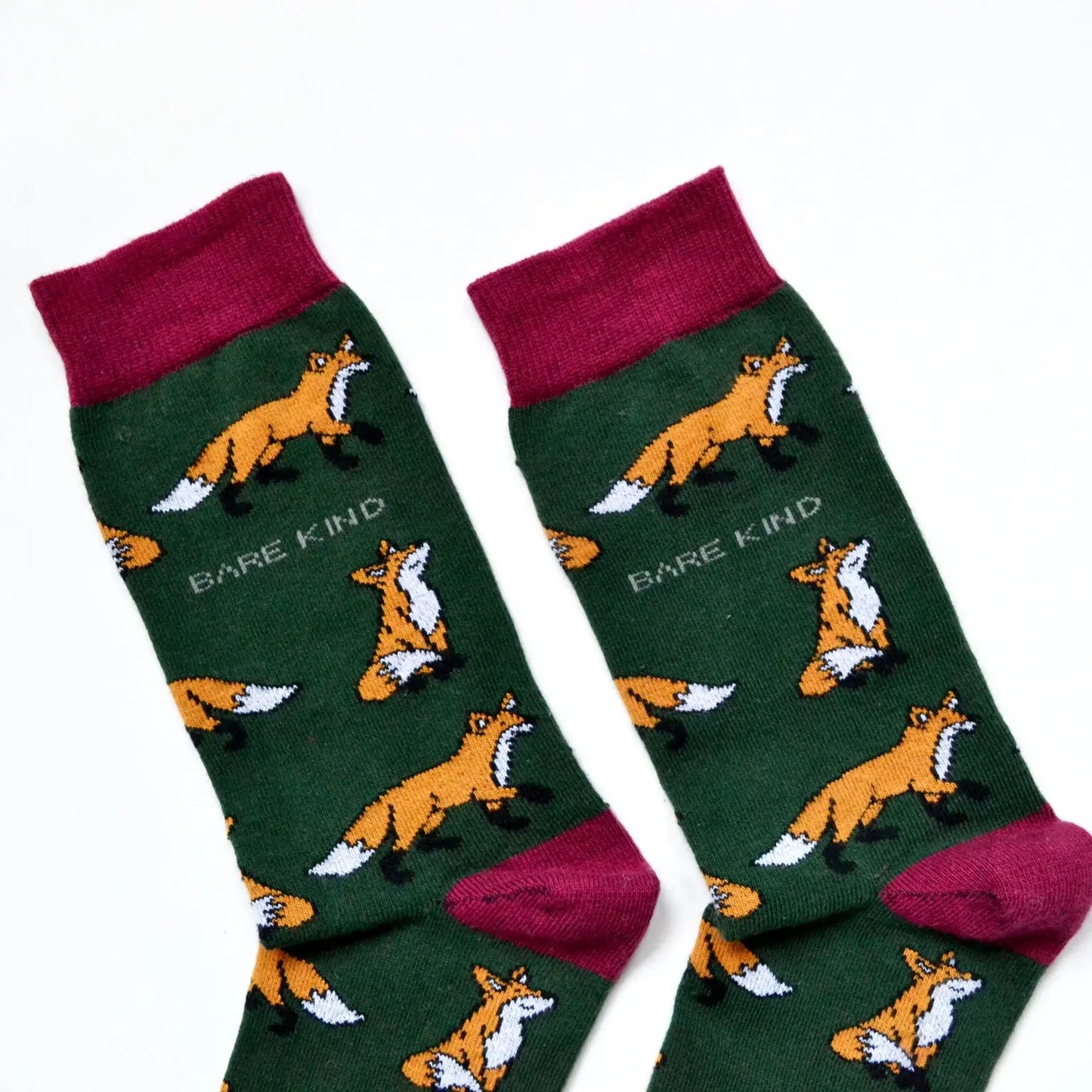Save the Foxes Bamboo Socks Bare Kind