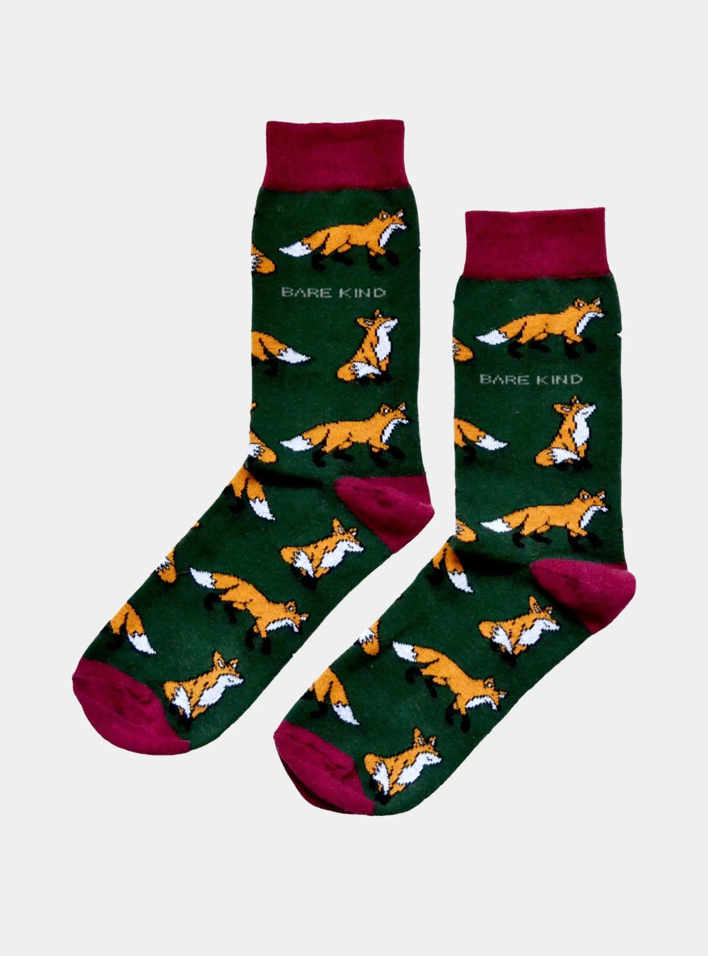 Save the Foxes Bamboo Socks Bare Kind