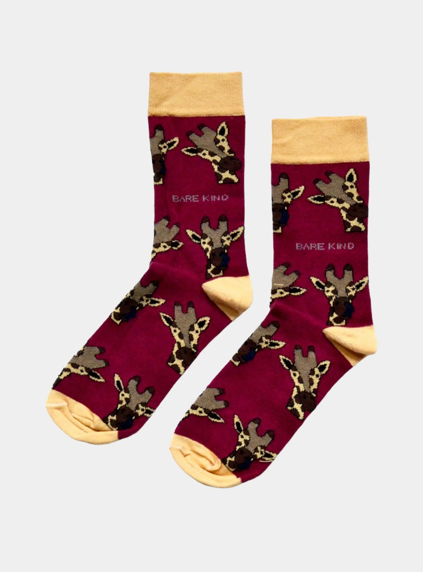 Save the Giraffes Bamboo Socks Bare Kind