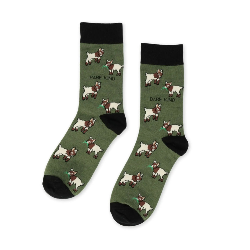 Save the Goats Bamboo Socks Bare Kind