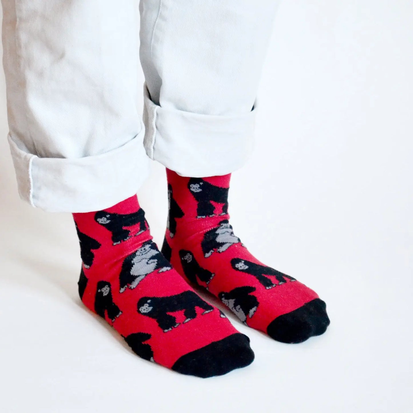 Save the Gorillas Bamboo Socks Bare Kind