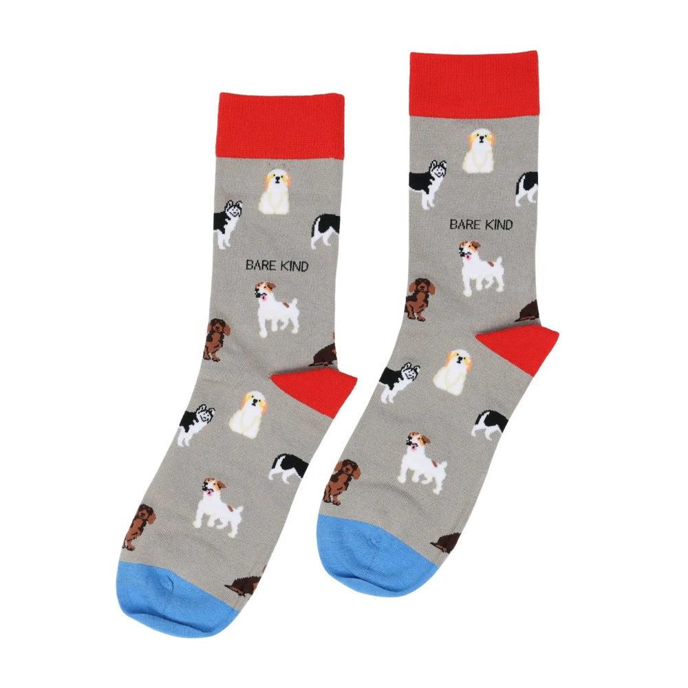 Save the Grey Dog Bamboo Socks Bare Kind