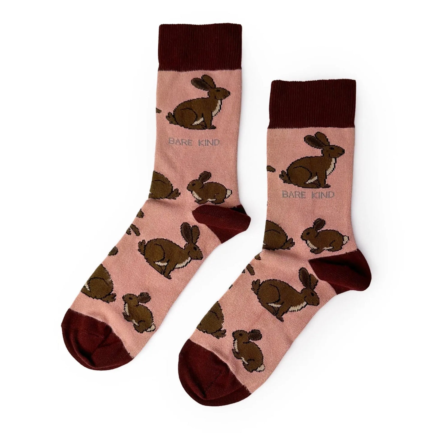 Save the Hares Bamboo Socks Bare Kind