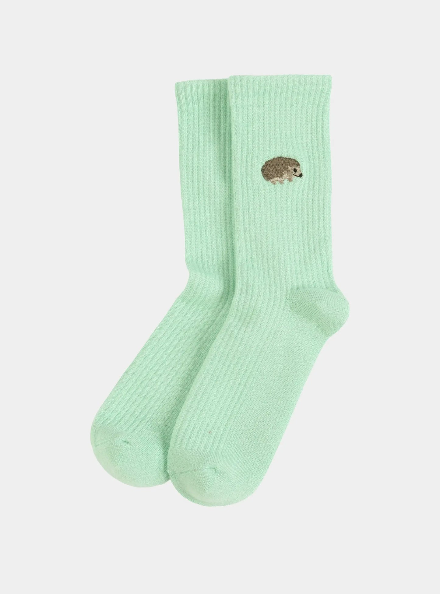 Save the Hedgehog Ribbed Bamboo Socks Bare Kind