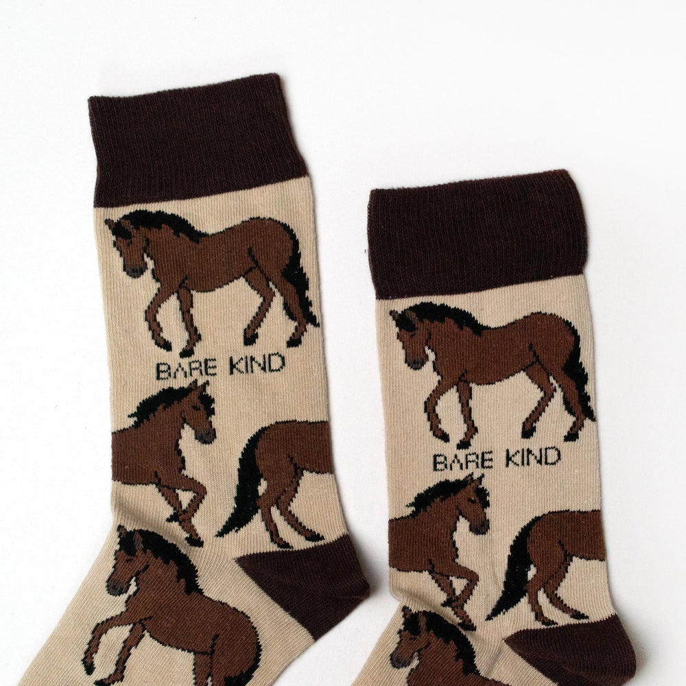 Save the Horses Bamboo Socks Bare Kind