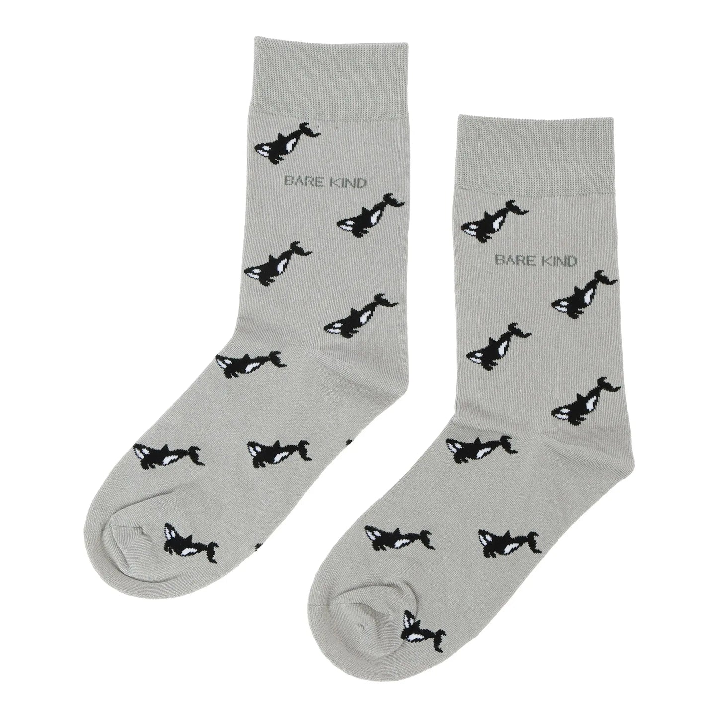 Save the Orca Small Motif Socks Bare Kind