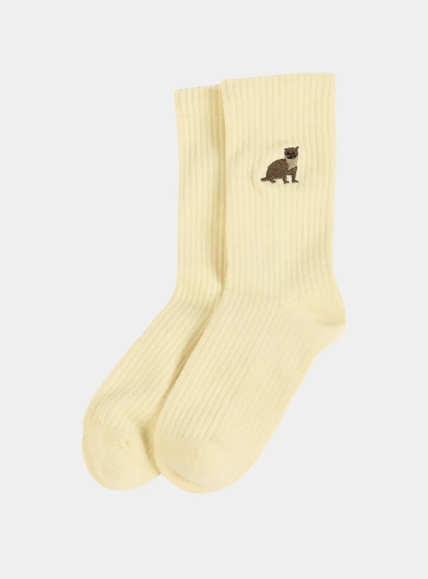 Save the Otter Ribbed Bamboo Socks Bare Kind