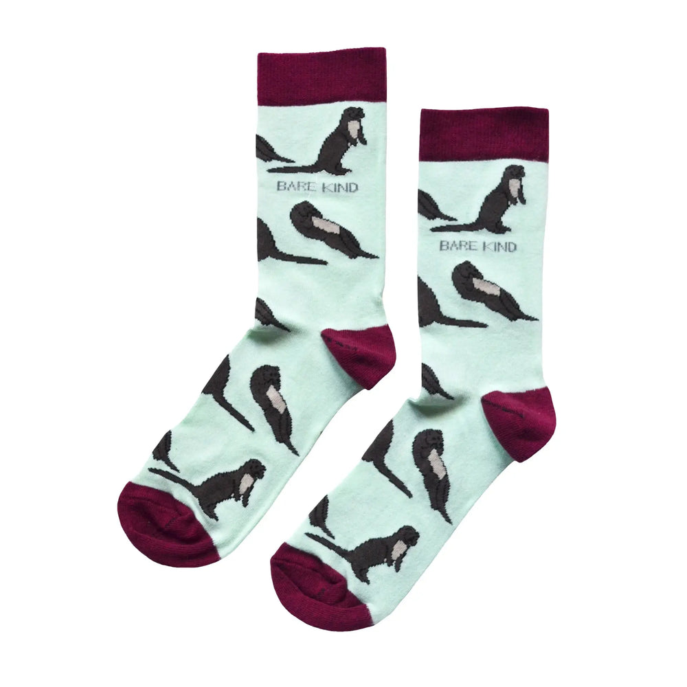 Save the Otters Bamboo Socks Bare Kind