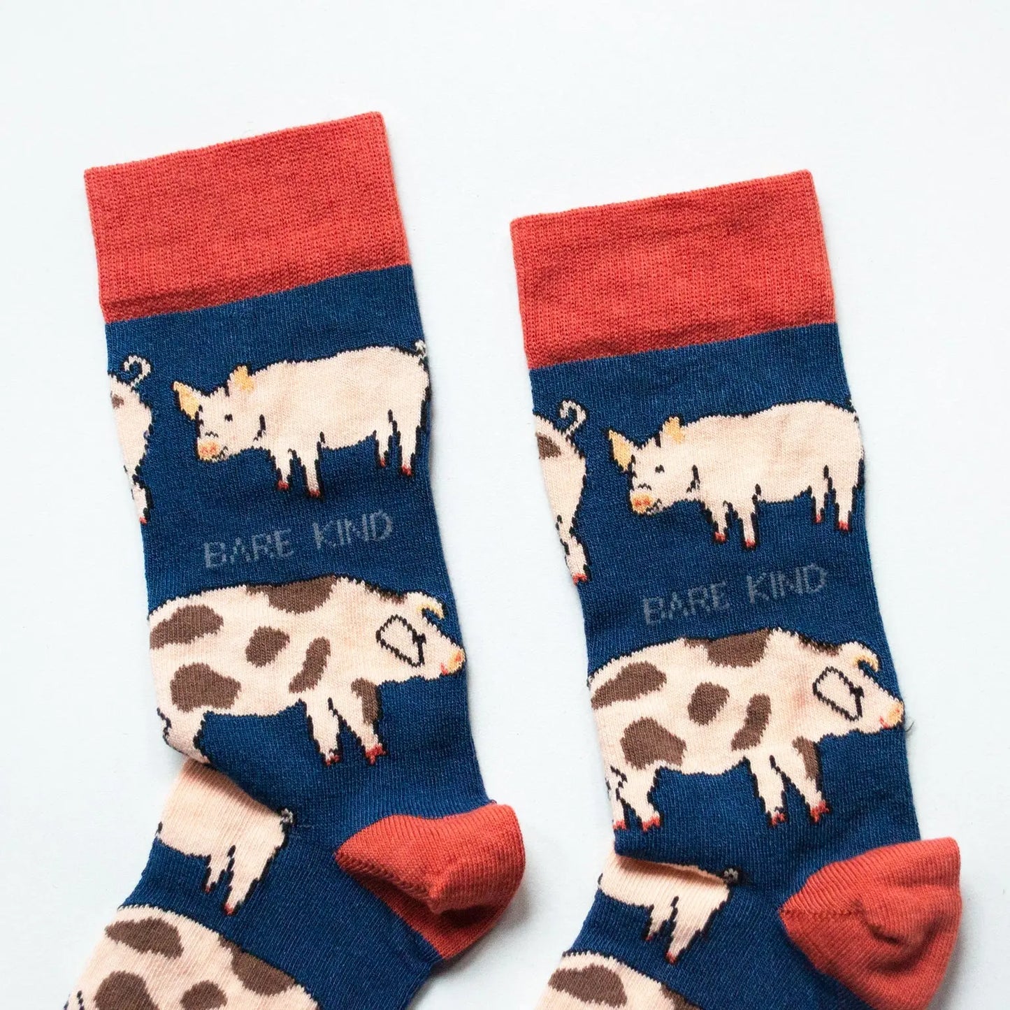 Save the Pigs Bamboo Socks Bare Kind
