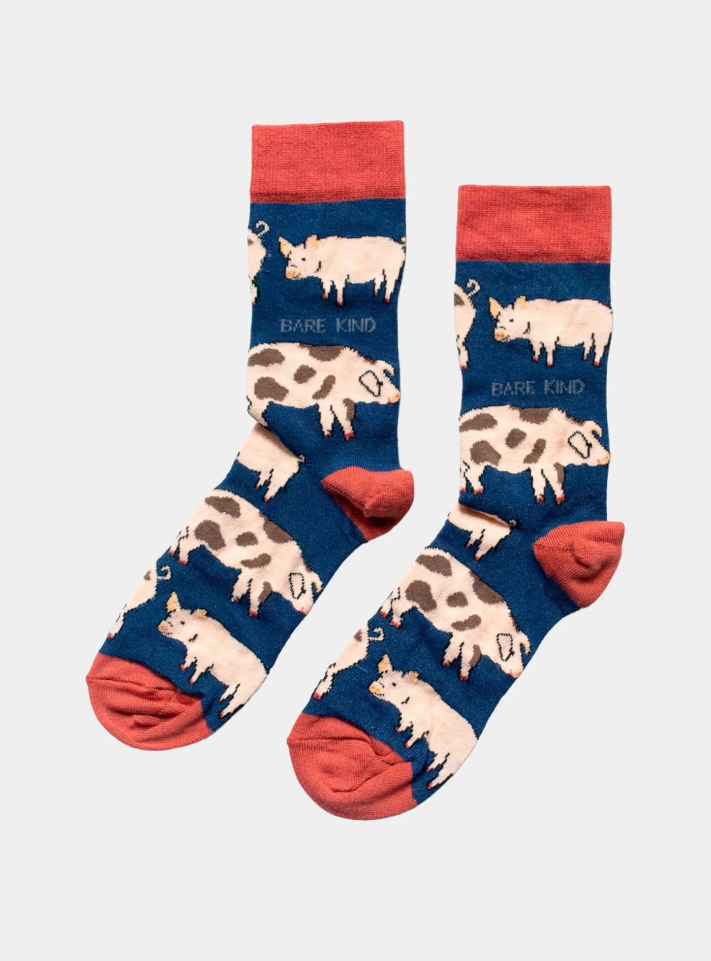 Save the Pigs Bamboo Socks Bare Kind