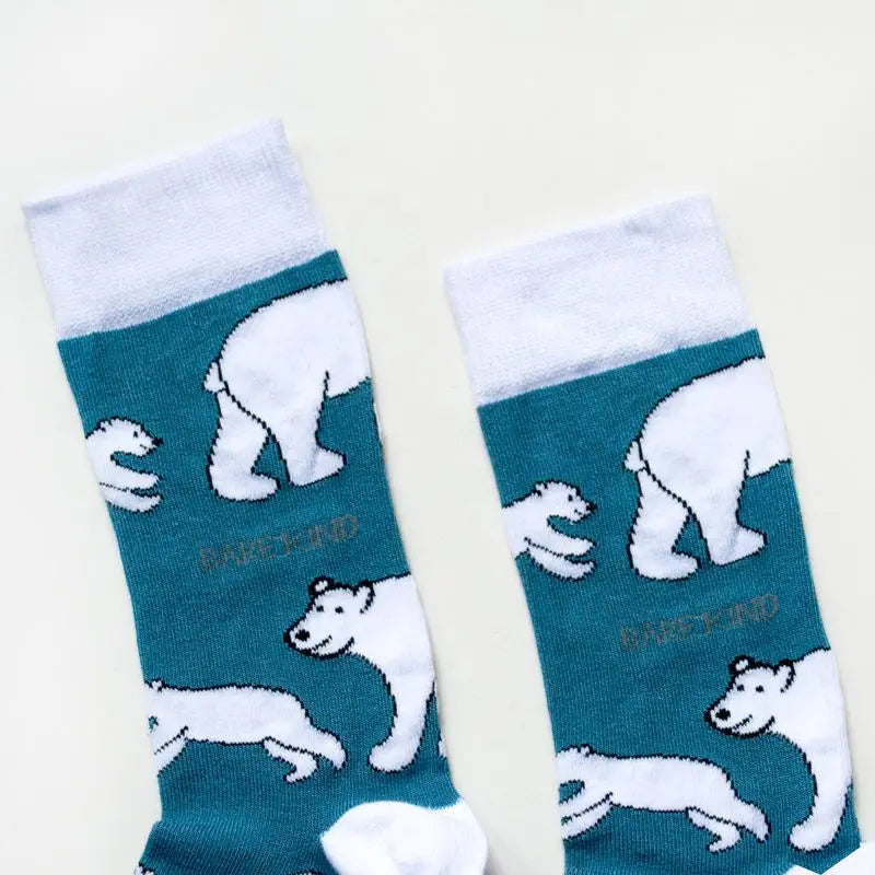 Save the Polar Bears Bamboo Socks Bare Kind