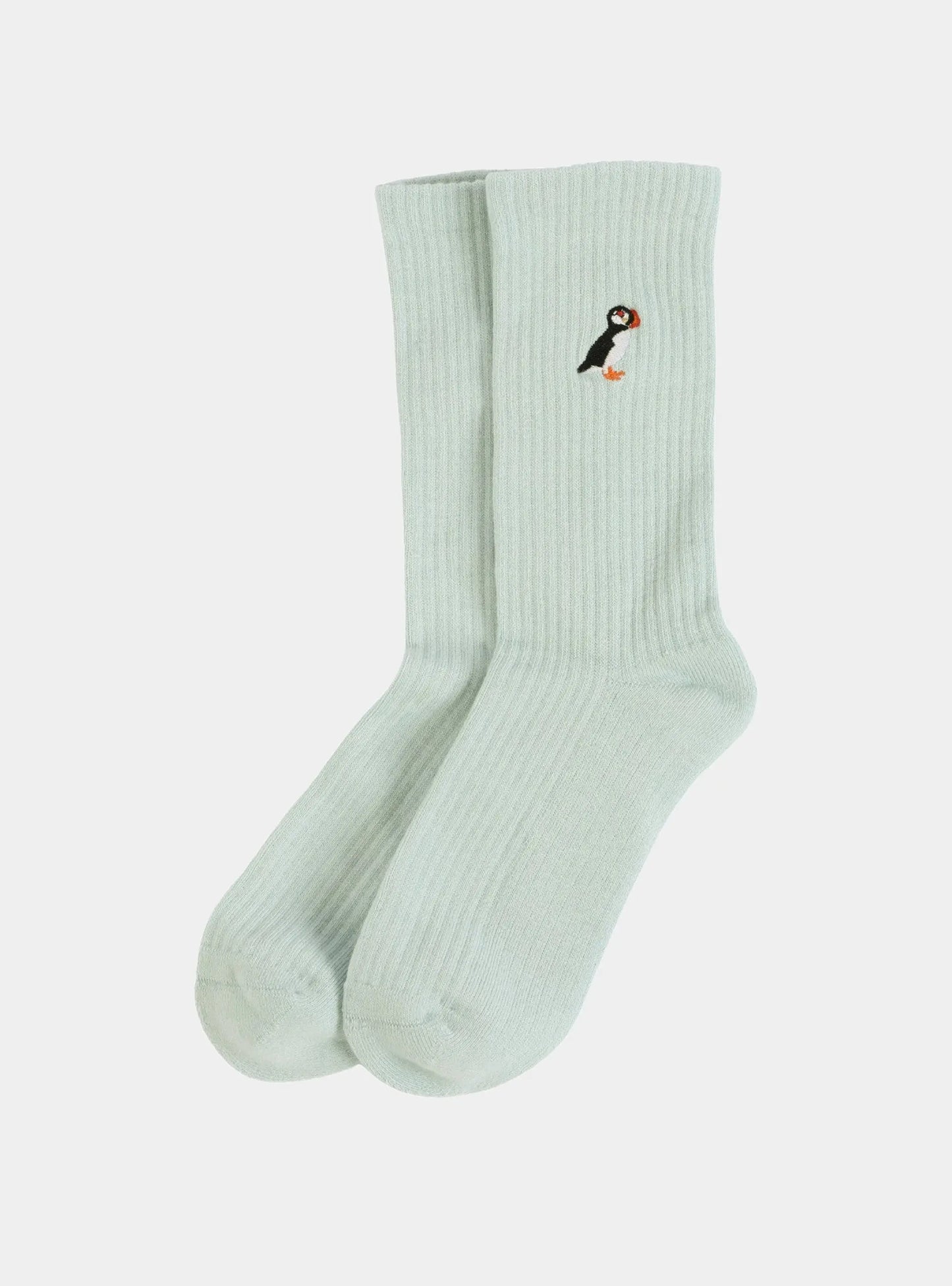 Save the Puffin Ribbed Bamboo Socks Bare Kind