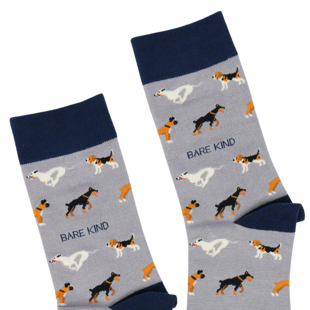 Save the Purple Dog Bamboo Socks Bare Kind