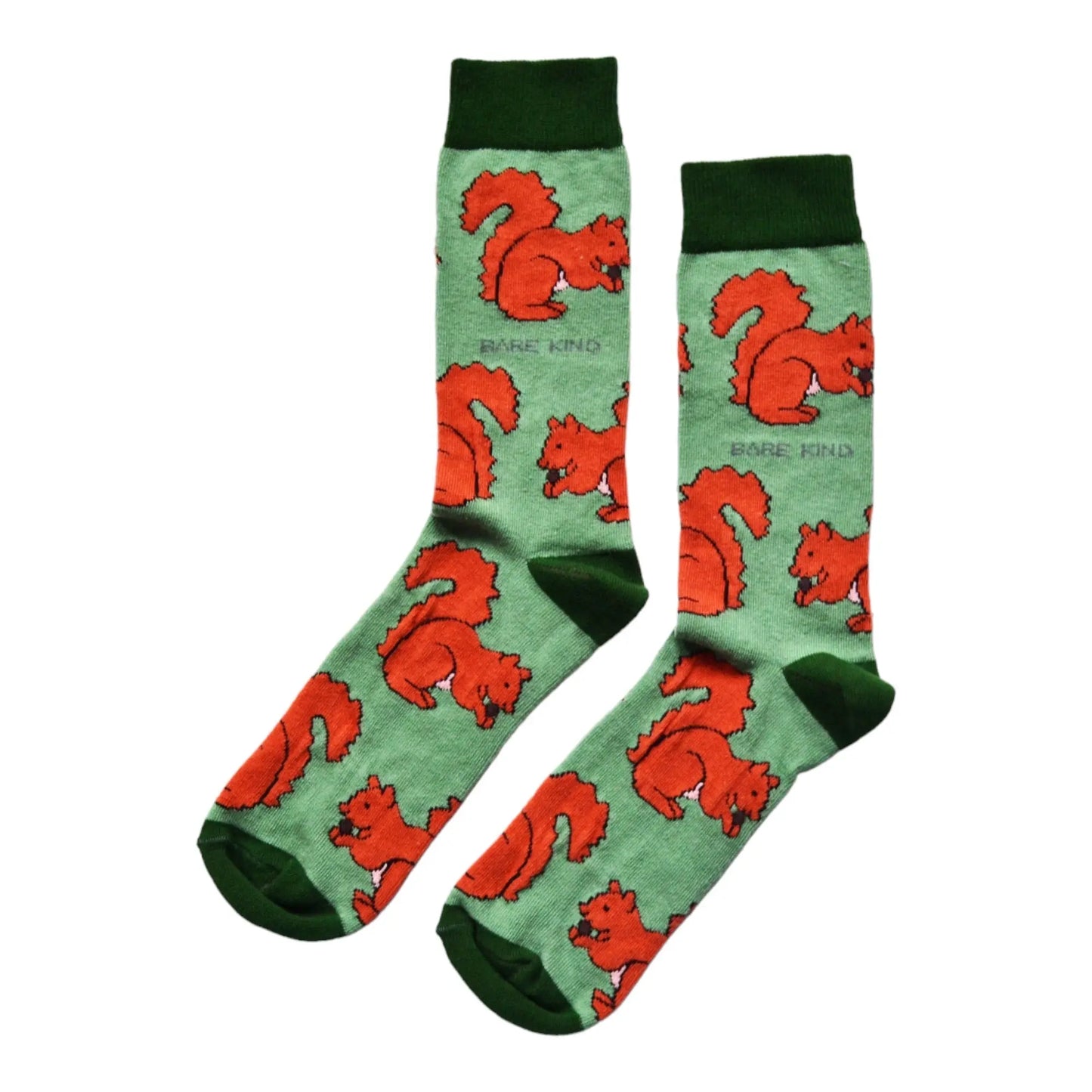 Save the Red Squirrels Bamboo Socks Bare Kind