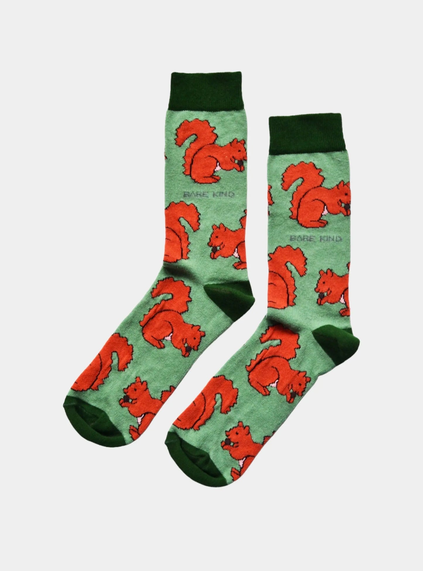 Save the Red Squirrels Bamboo Socks Bare Kind