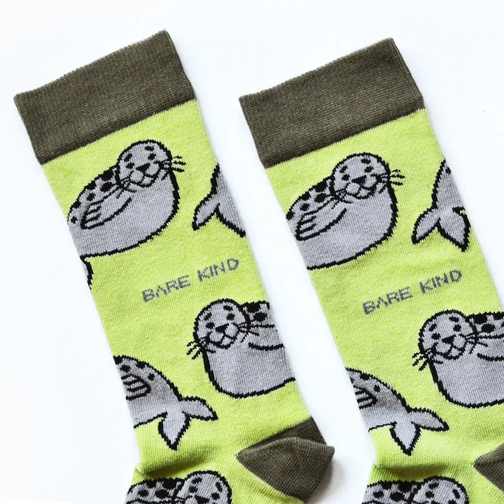 Save the Seals Bamboo Socks Bare Kind