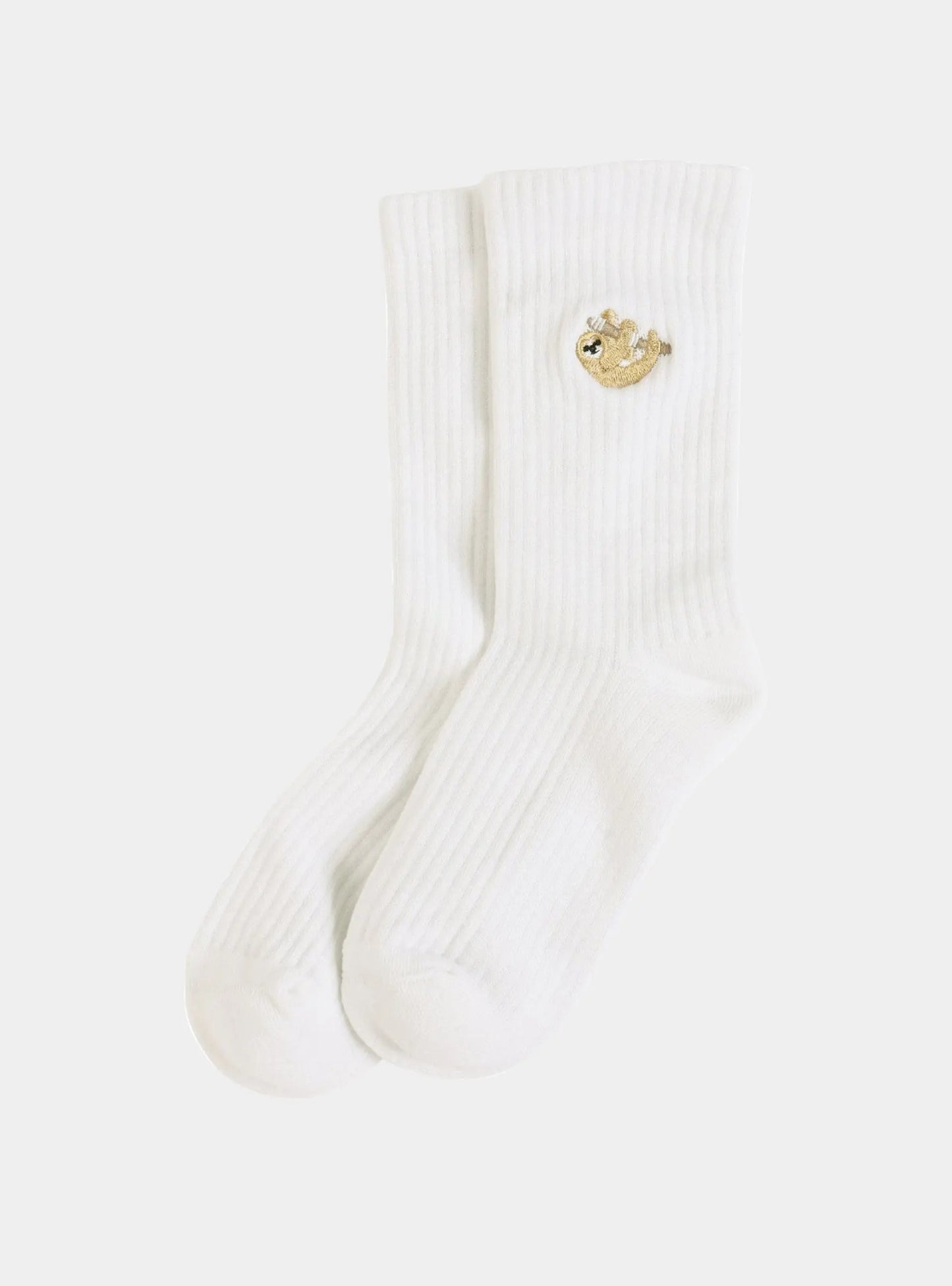 Save the Sloths Ribbed Bamboo Socks Bare Kind