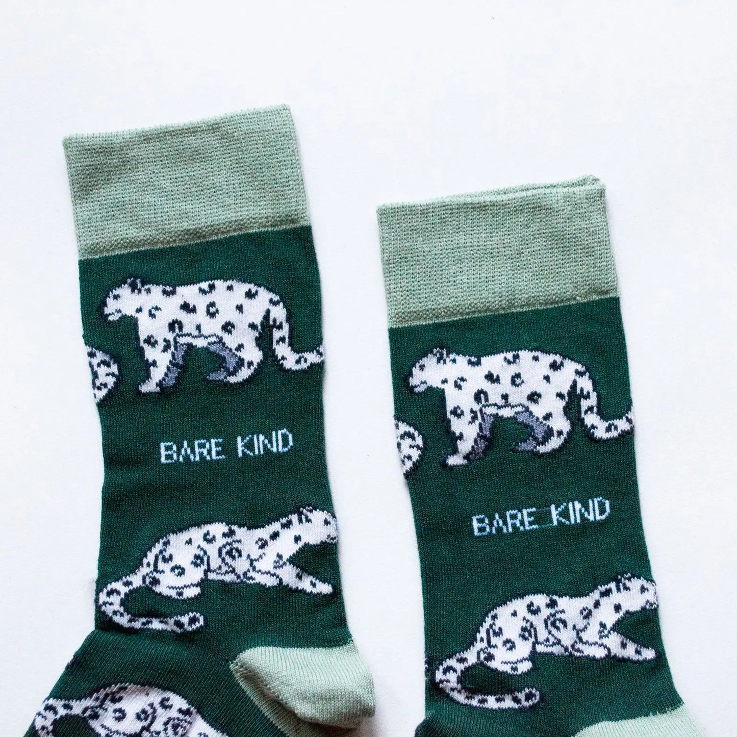Save the Snow Leopards Bamboo Socks Bare Kind