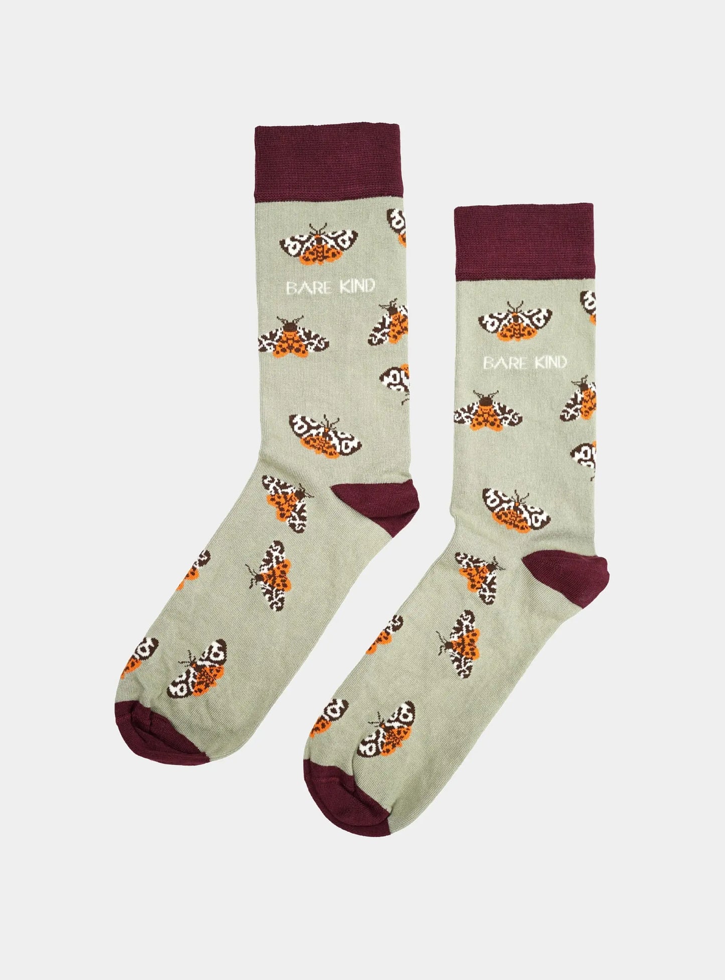 Save the Tiger Moth Bamboo Socks Bare Kind