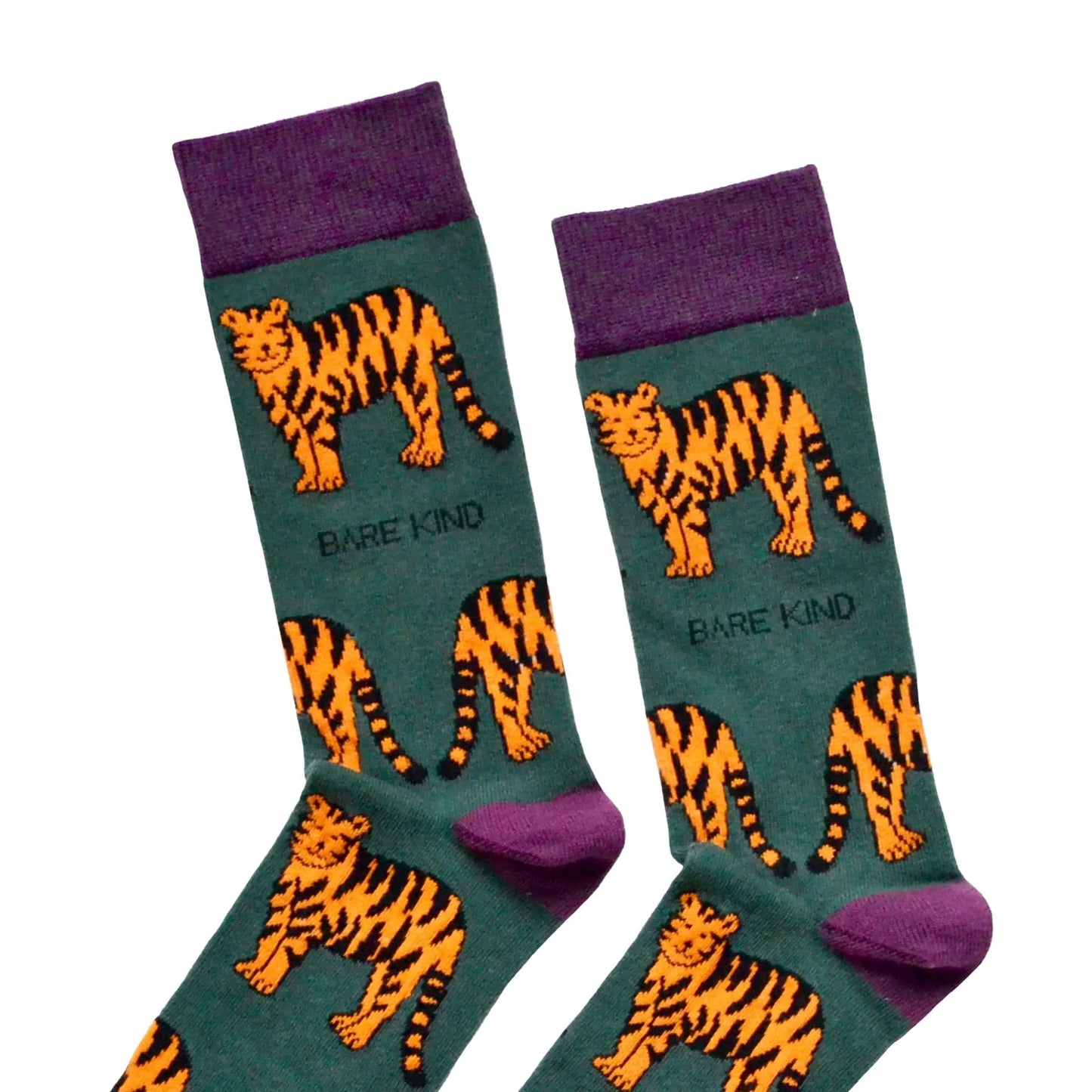 Save the Tigers Bamboo Socks Bare Kind