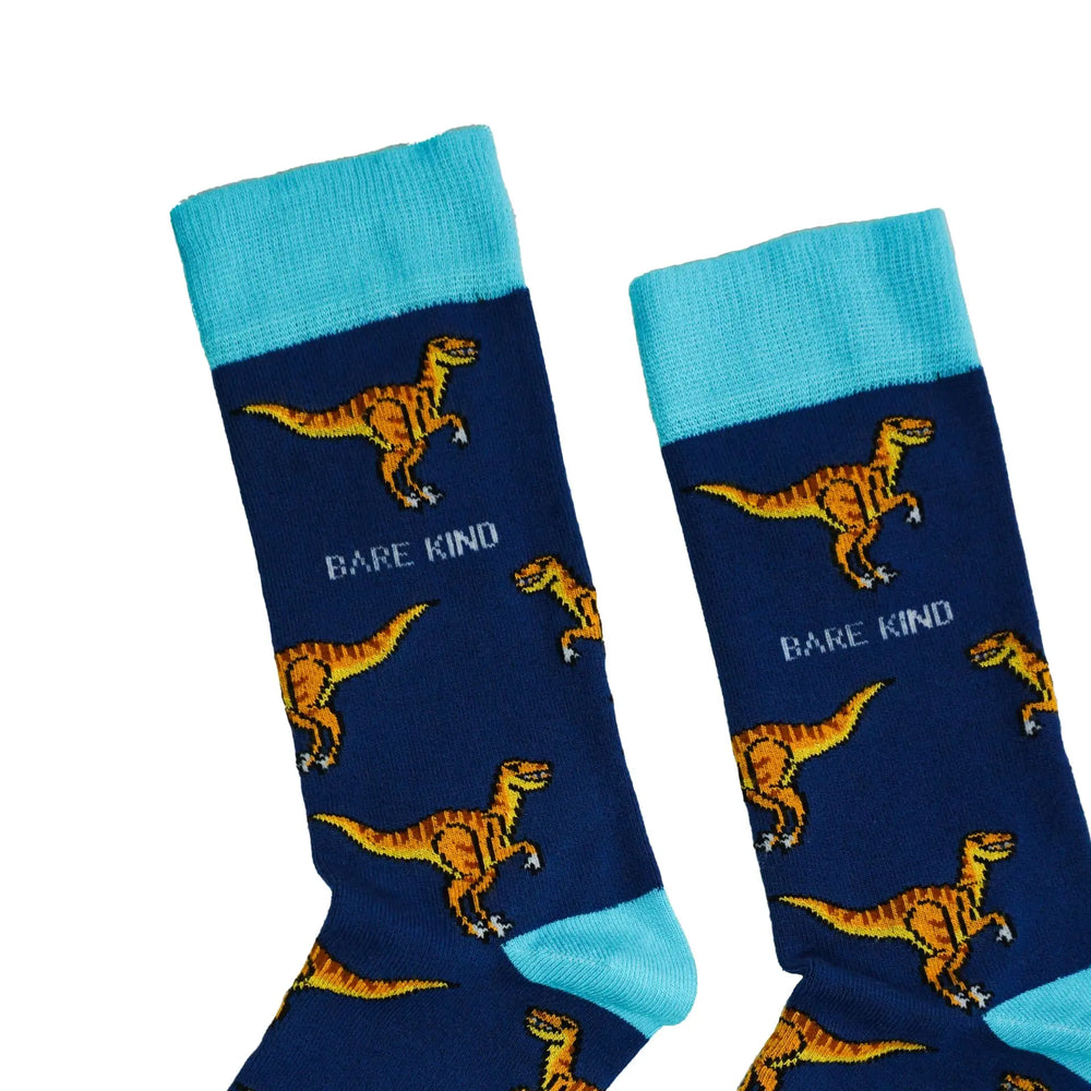 Save the Velociraptors Bamboo Socks Bare Kind