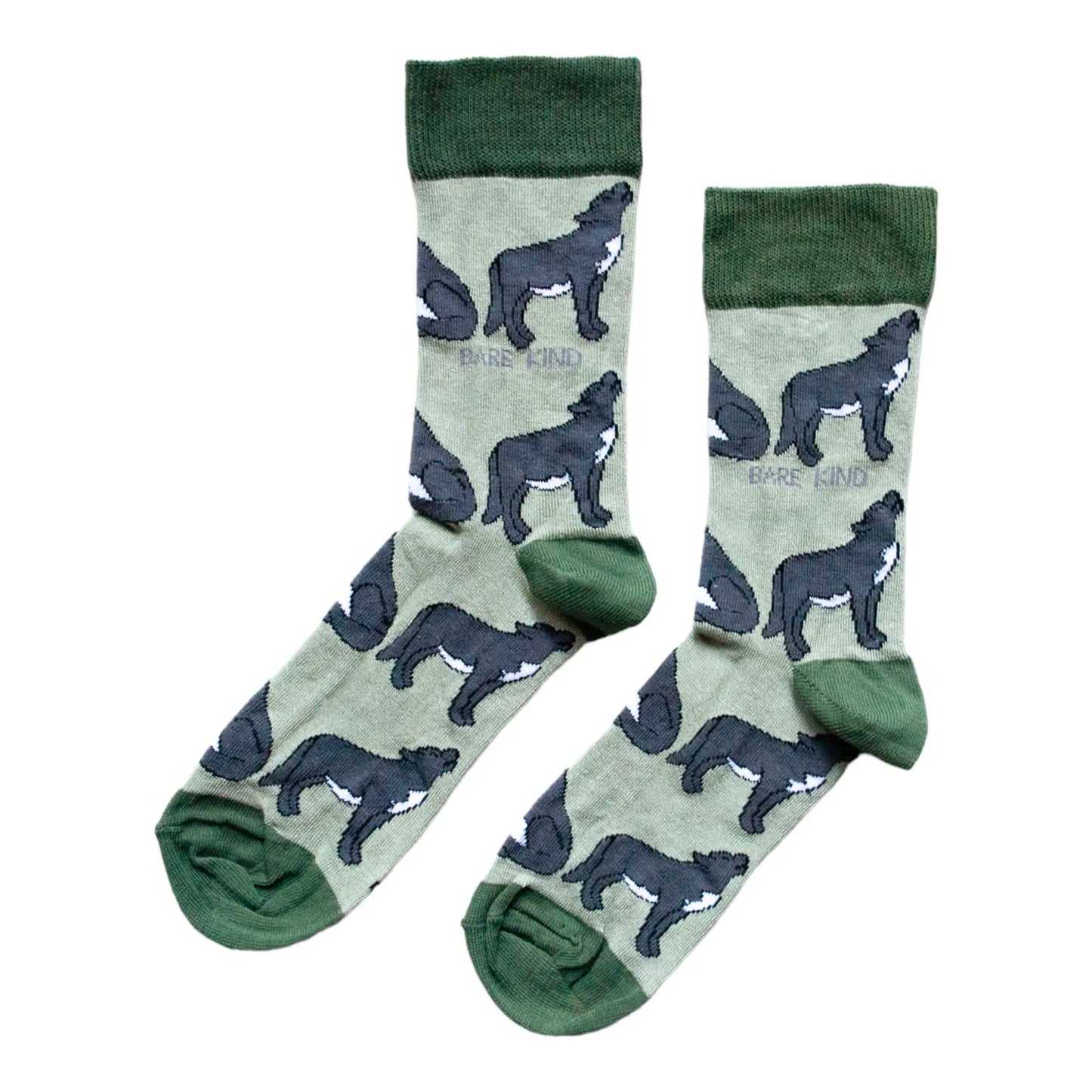 Save the Wolves Bamboo Socks Bare Kind
