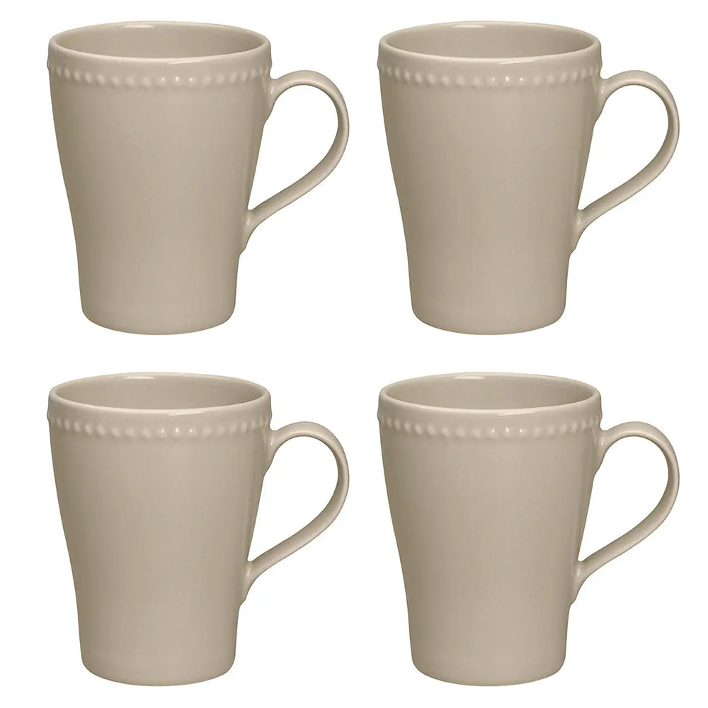 Scandi Living Dots Mug 35 Cl 4-Pack Beige Scandi Living