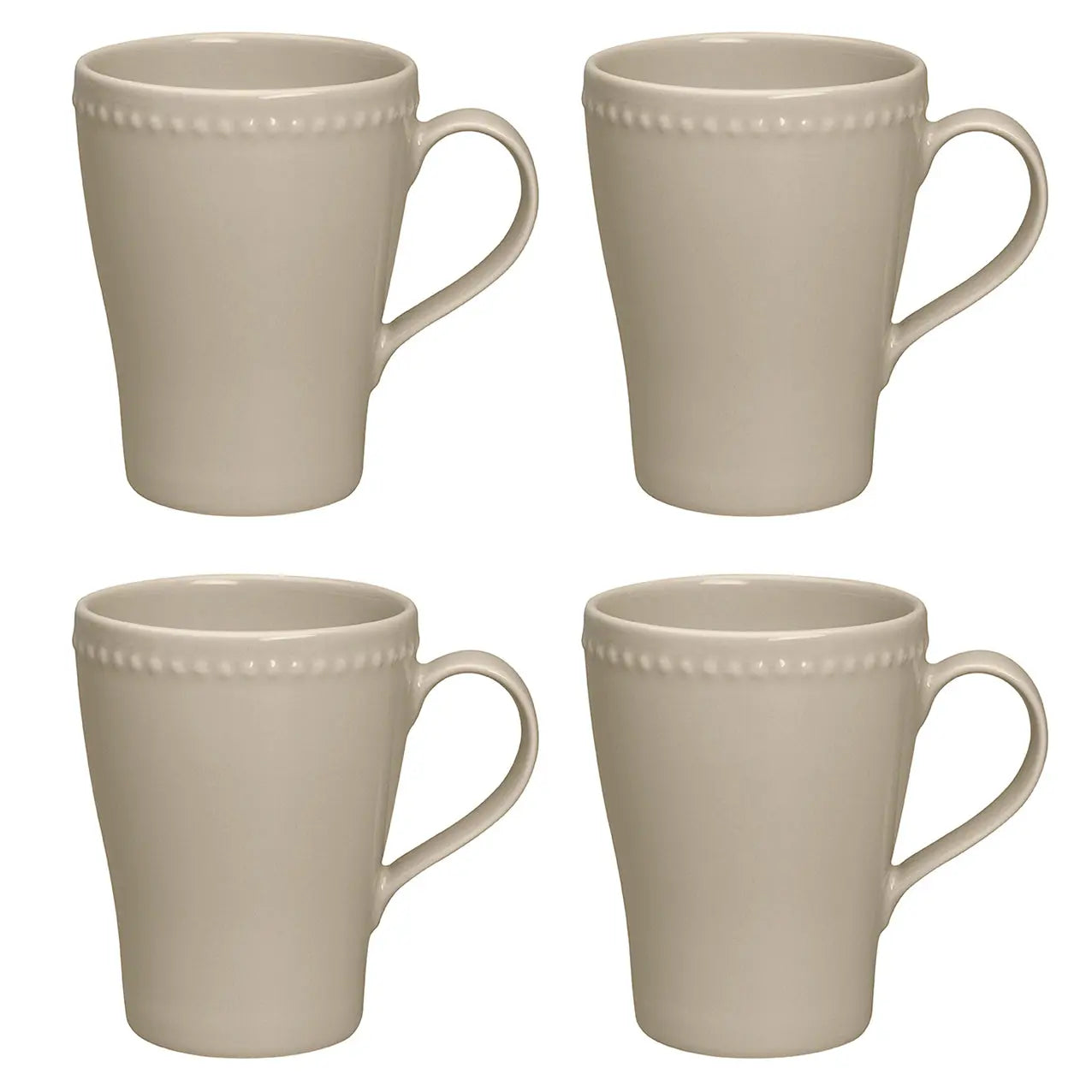 Scandi Living Dots Mug 35 Cl 4-Pack Beige Scandi Living