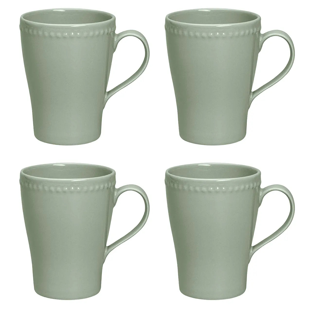Scandi Living Dots Mug 35 Cl 4-Pack Green Scandi Living