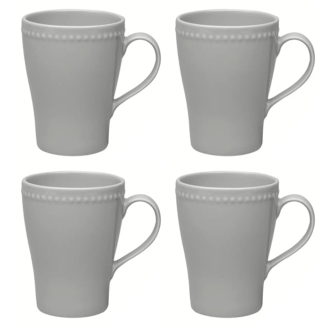 Scandi Living Dots Mug 35 Cl 4-Pack Grey Scandi Living