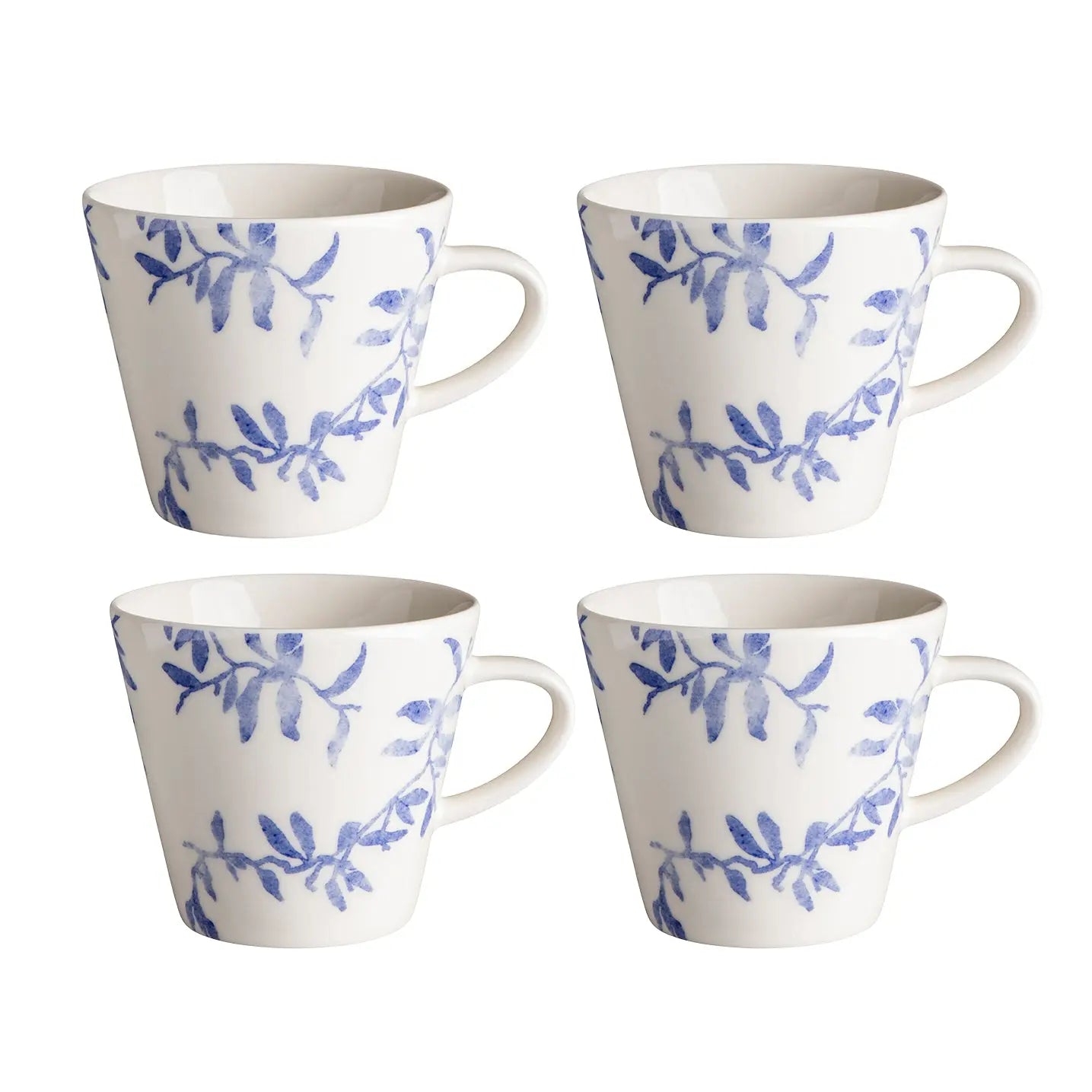 Scandi Living Havspil Mug 30 Cl 4-Pack Blue-White Scandi Living