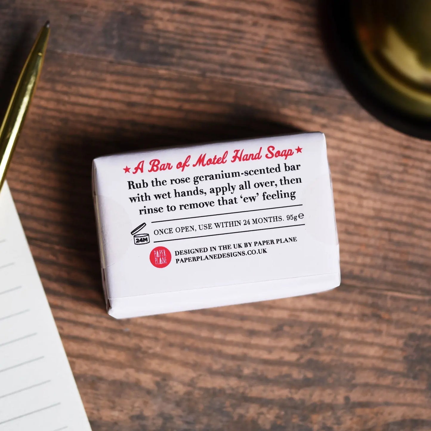 Schitt's Creek Rosebud Motel Guest Soap Paper Plane