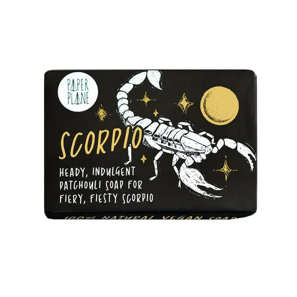 Scorpio Star Sign Zodiac Bar - Natural and Vegan Horoscope Soap Paper Plane