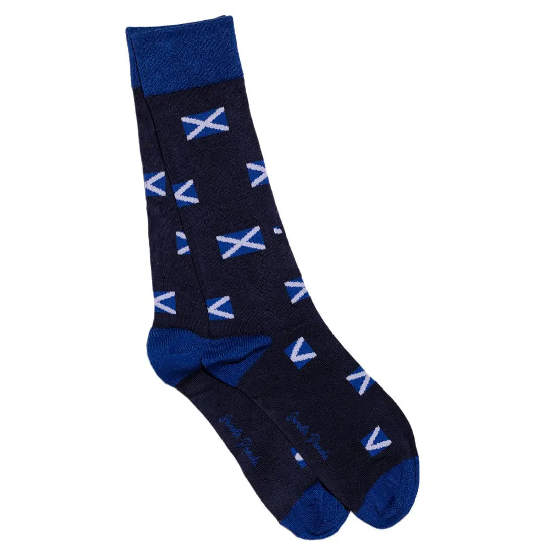 Scottish Flag Bamboo Socks Swole Panda