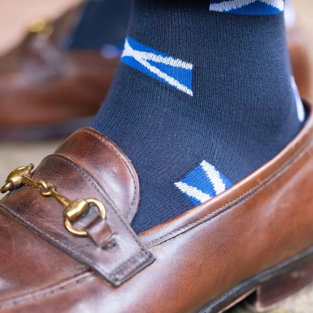 Scottish Flag Bamboo Socks Swole Panda
