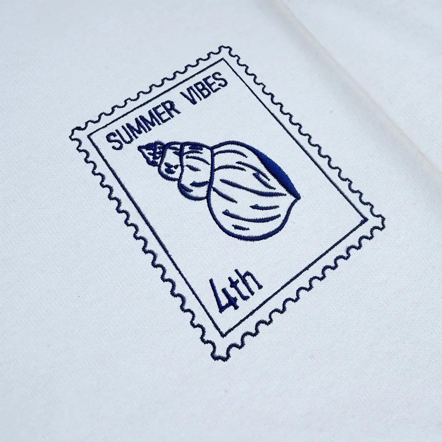 Sea Snail - Summer Vibes 4th - Unisex Oversized T-Shirt - White Freddyezgy