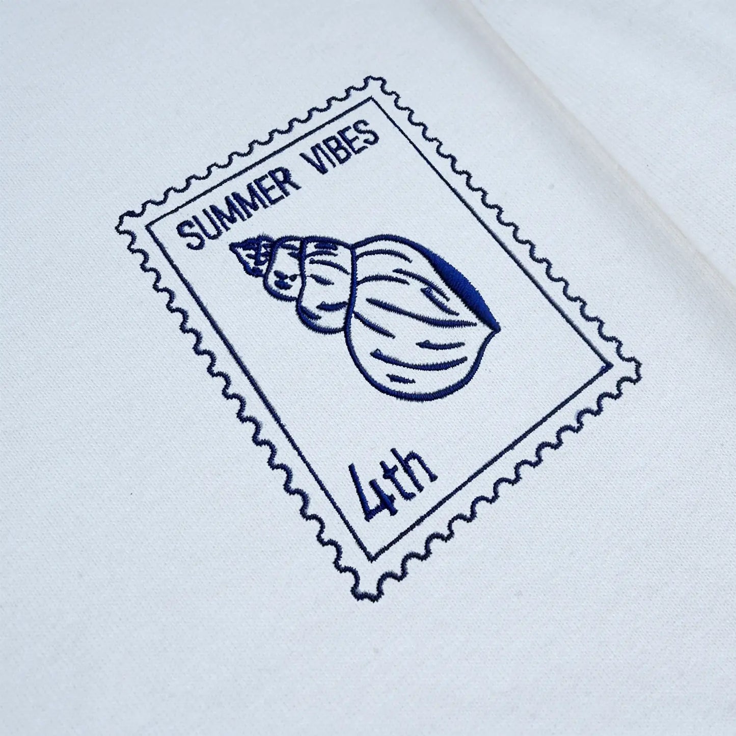 Sea Snail - Summer Vibes 4th - Unisex Oversized T-Shirt - White Freddyezgy