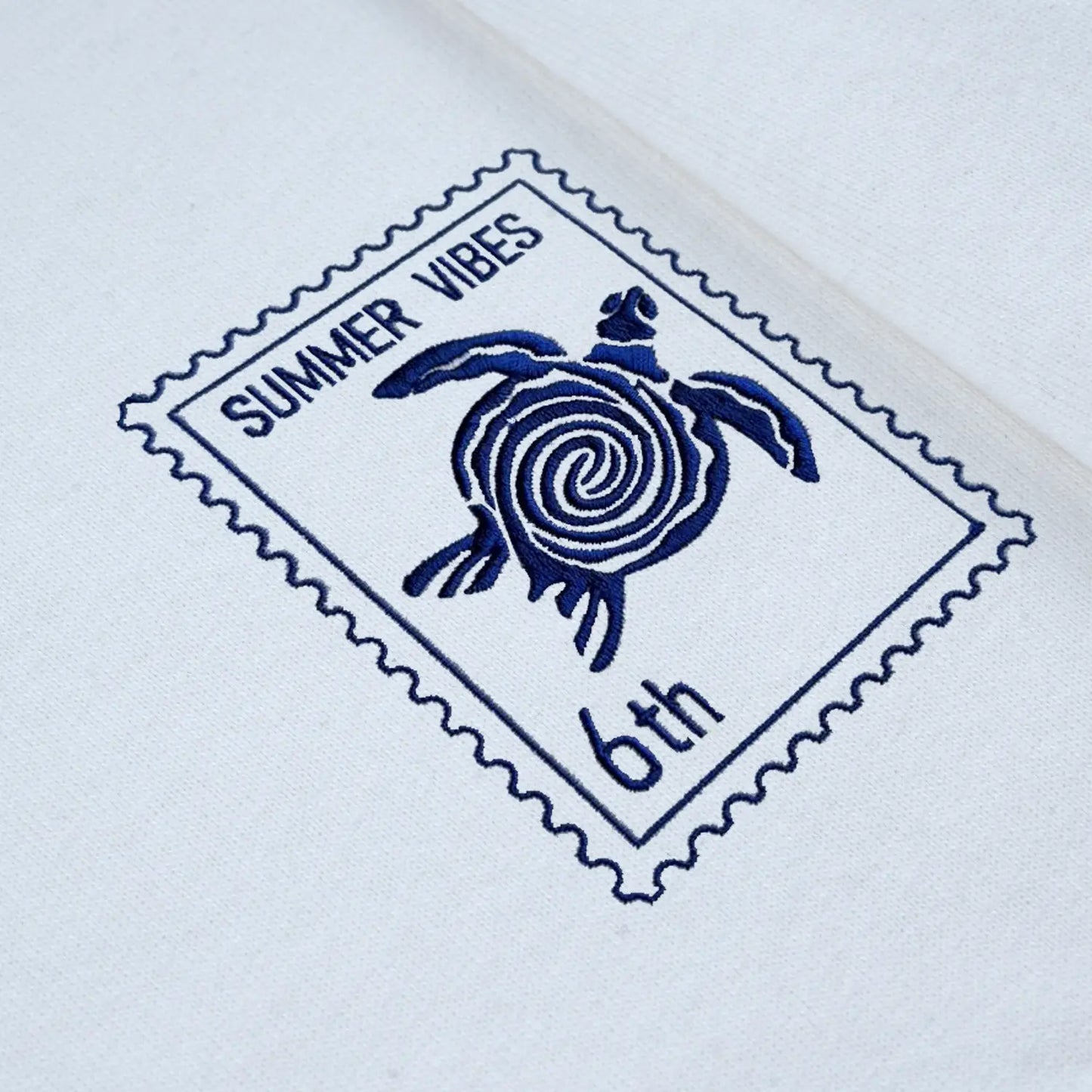 Sea Turtle - Summer Vibes 6th - Unisex Oversized T-Shirt - White Freddyezgy