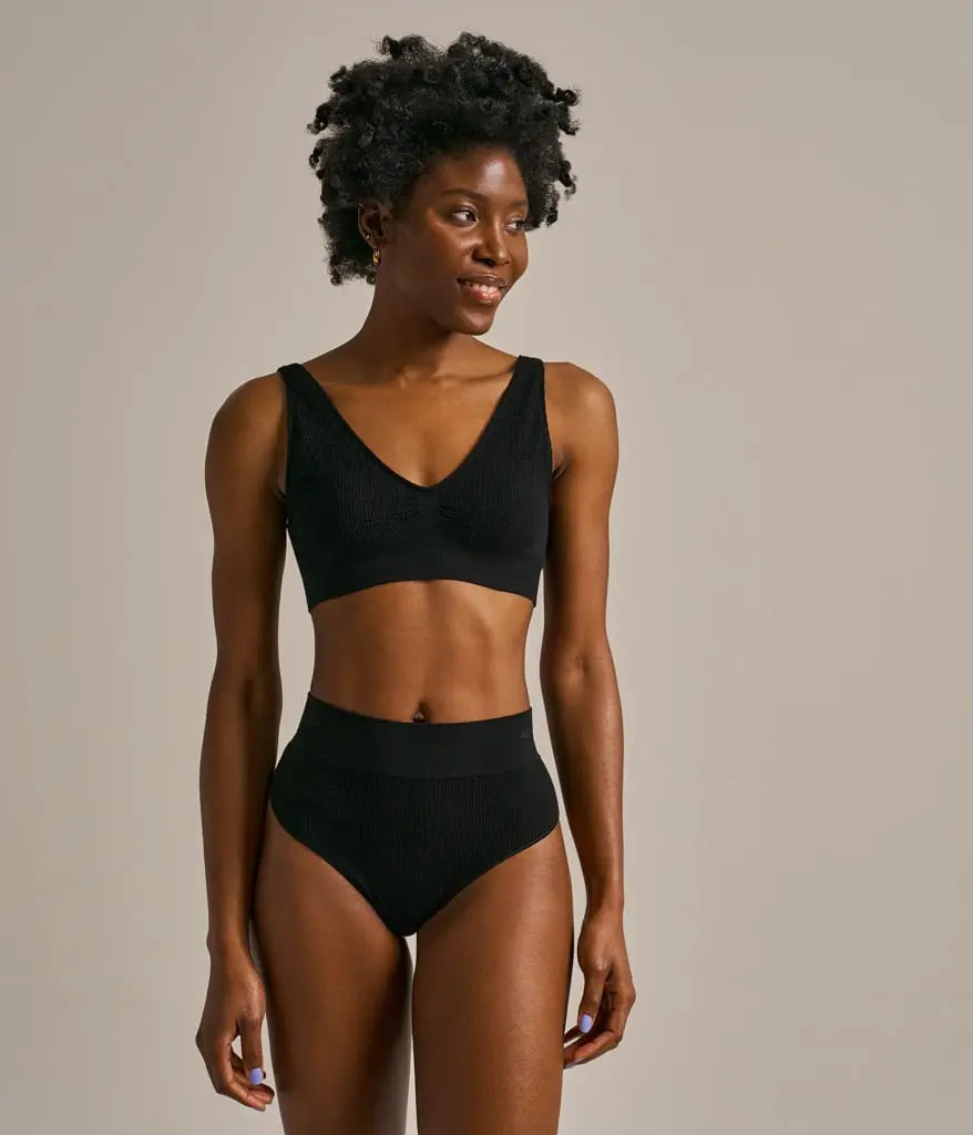 Seamless High Waist Thong BAM Clothing