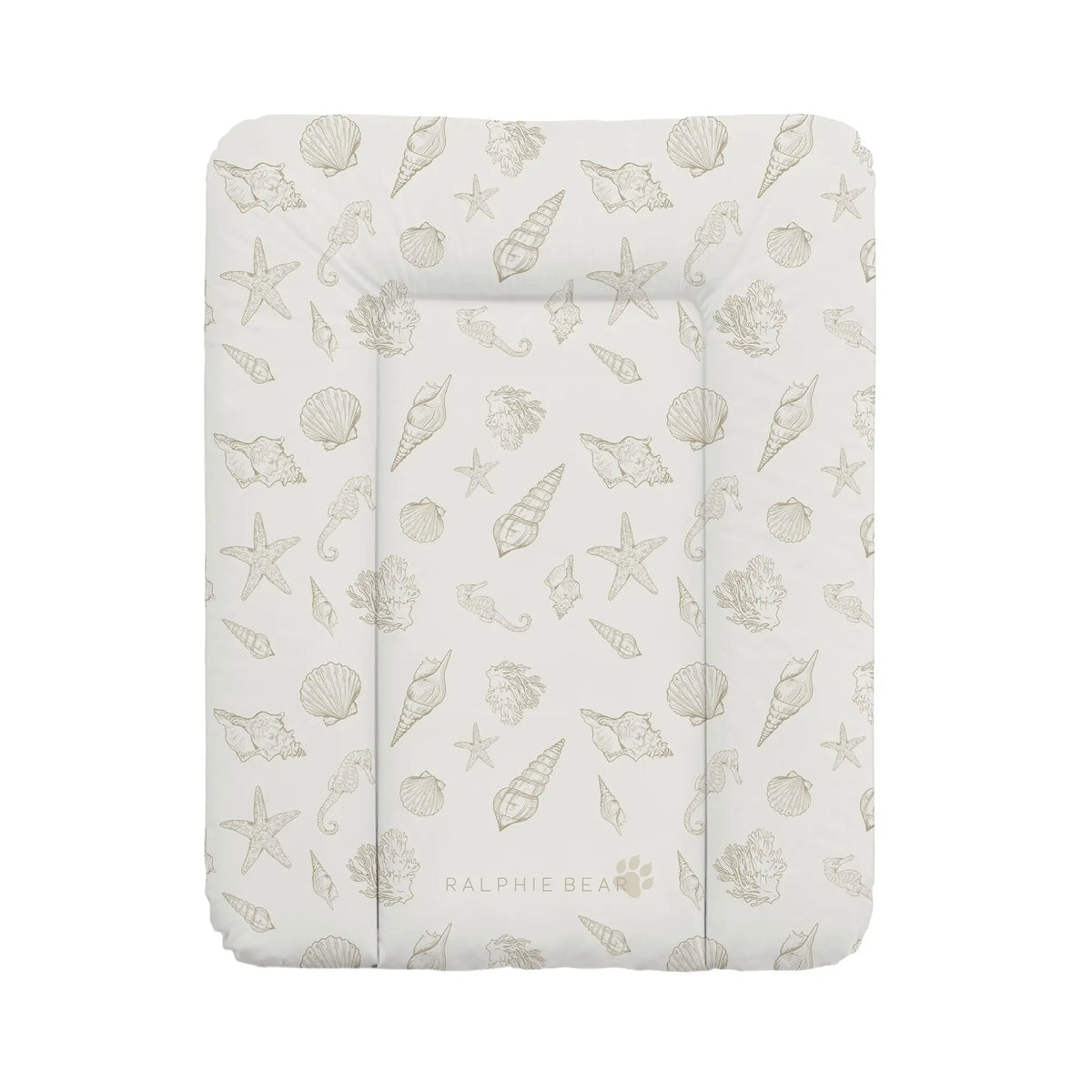 Seashell Comfort Changing Mat Ralphie Bear