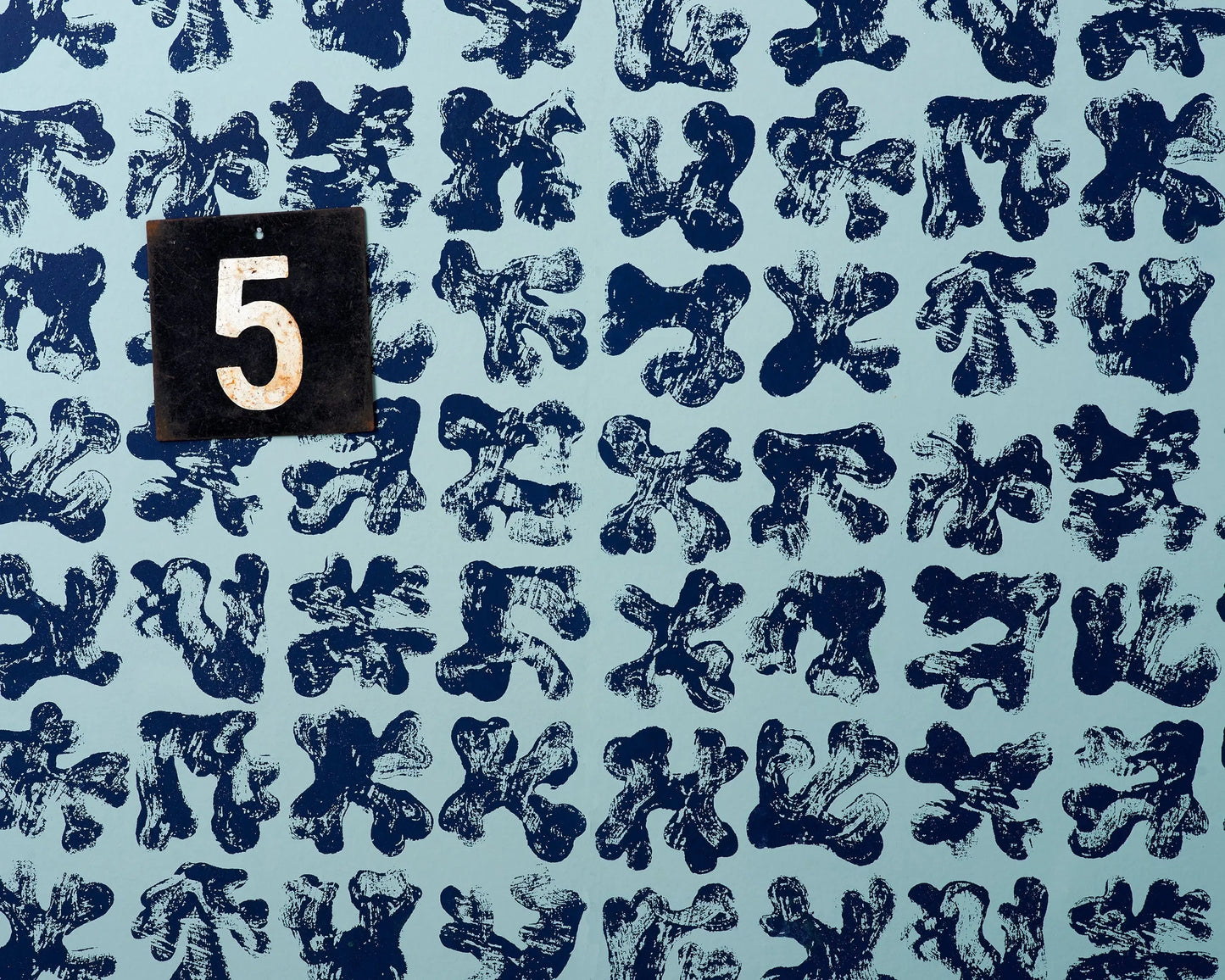Seaweed Wallpaper | Deep Navy Stoff Studios