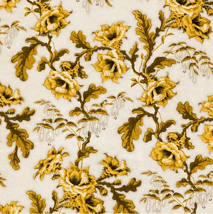 Secret Garden - Saffron - Wallpaper Print Sisters