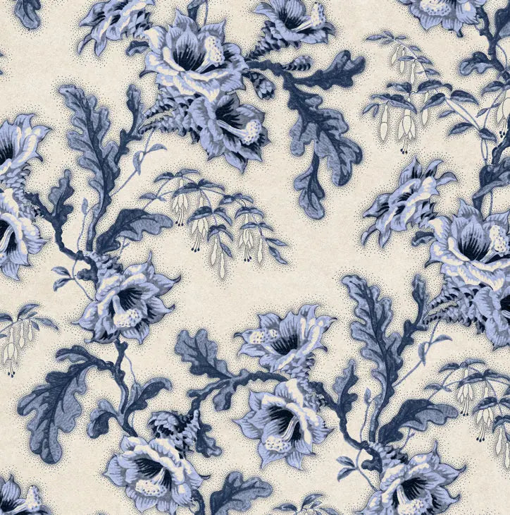 Secret Garden - Serene Blue - Wallpaper Print Sisters